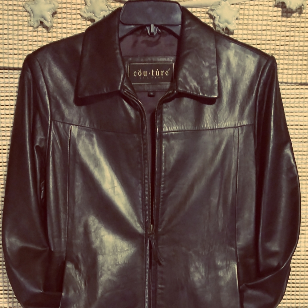 Cou•ture' Women's leather jacket